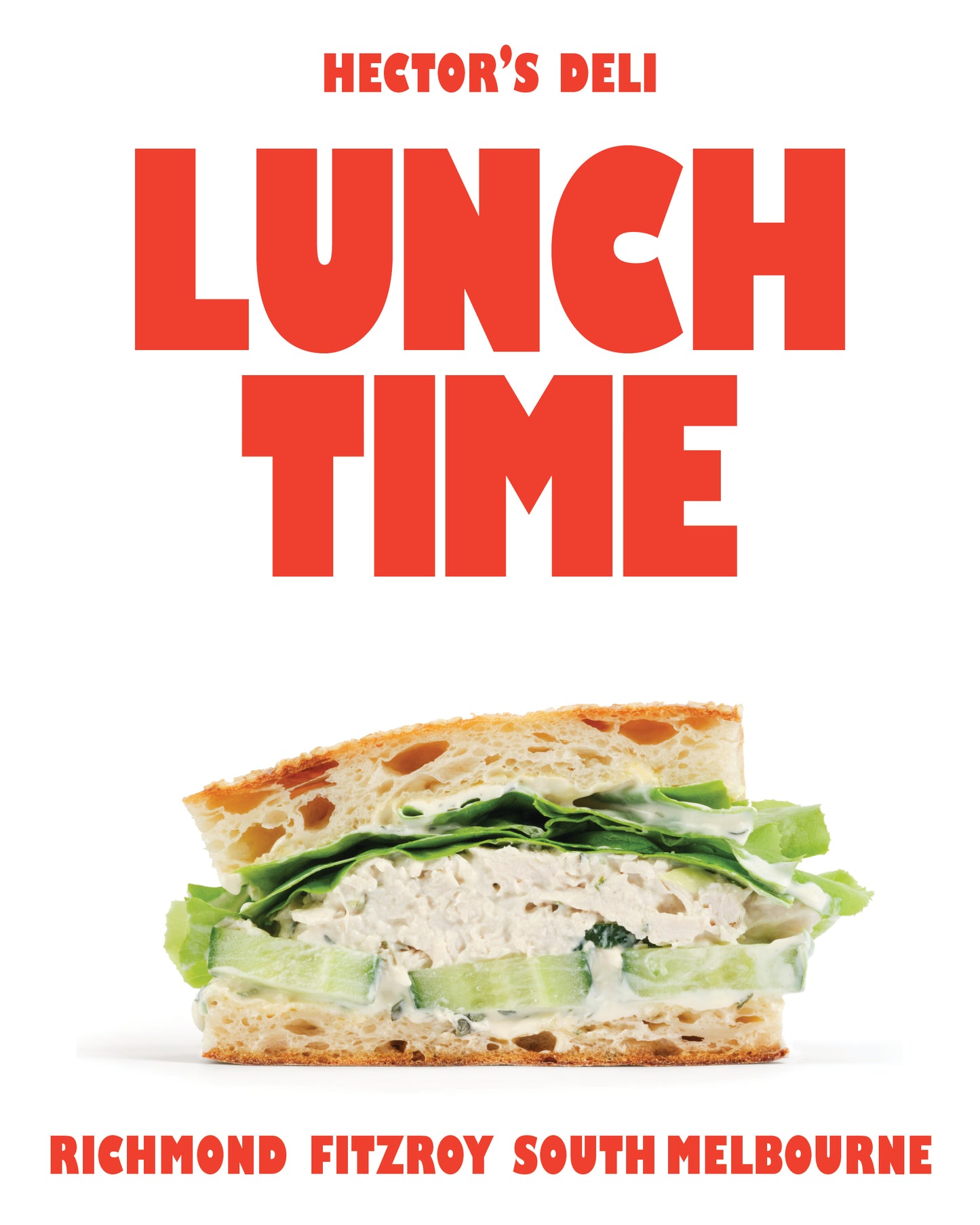 Hector's LUNCHTIME Poster - Chicken Salad