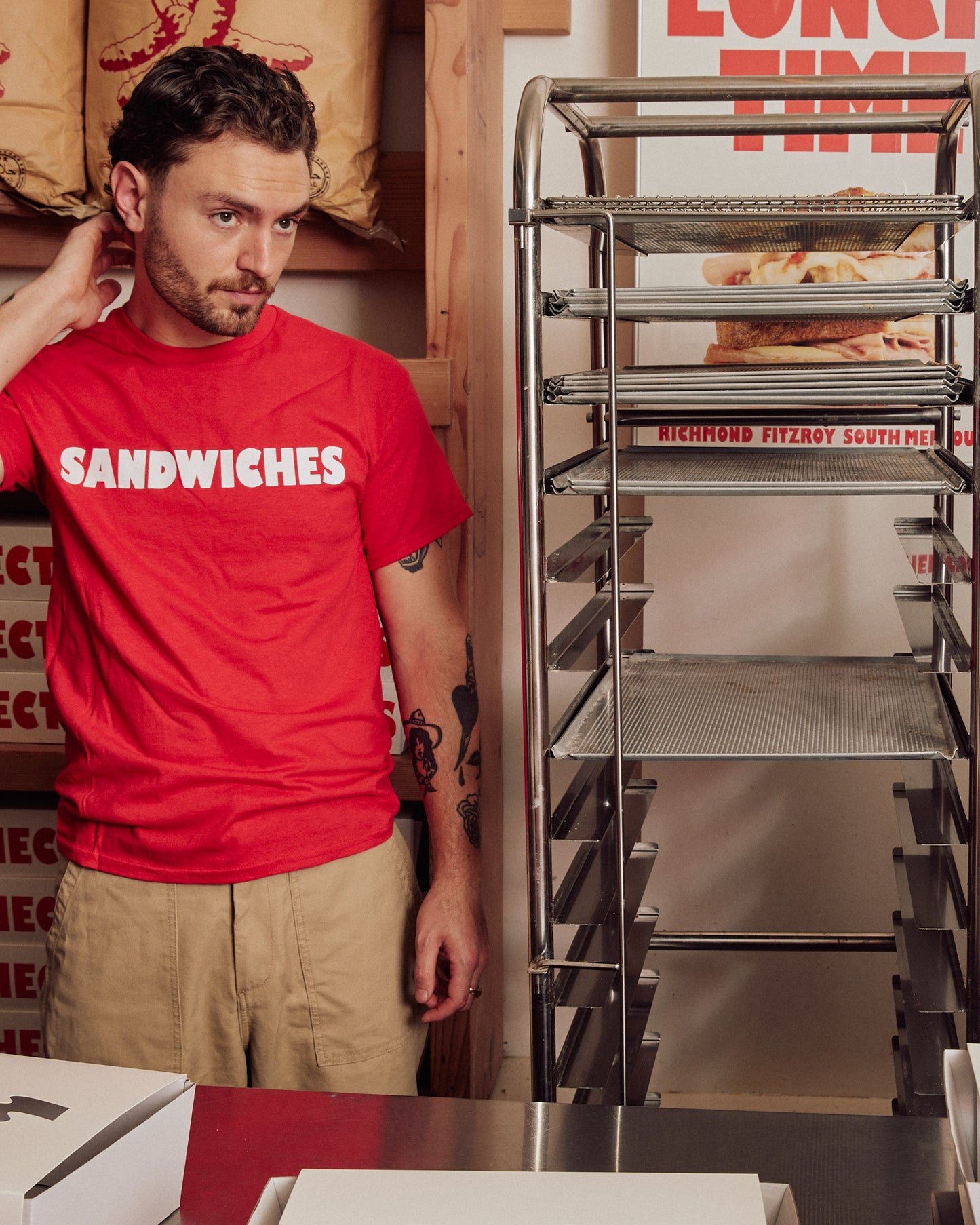 SANDWICHES Red T-Shirt