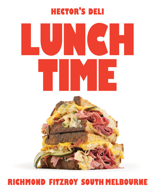Hector's LUNCHTIME Poster - Beef + Pickles